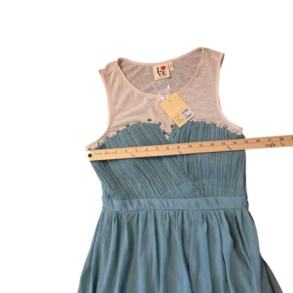 Love Point Large Mint Green Seafoam Gown Dress Prom Fairy Isle Whimsical - Picture 3 of 11